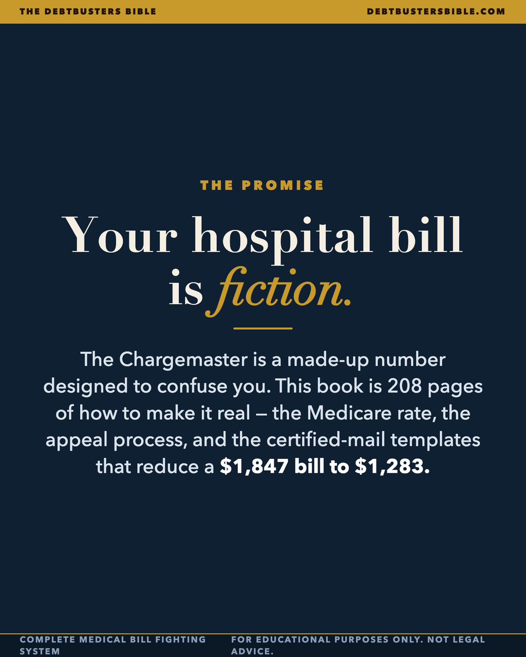 Your hospital bill is fiction