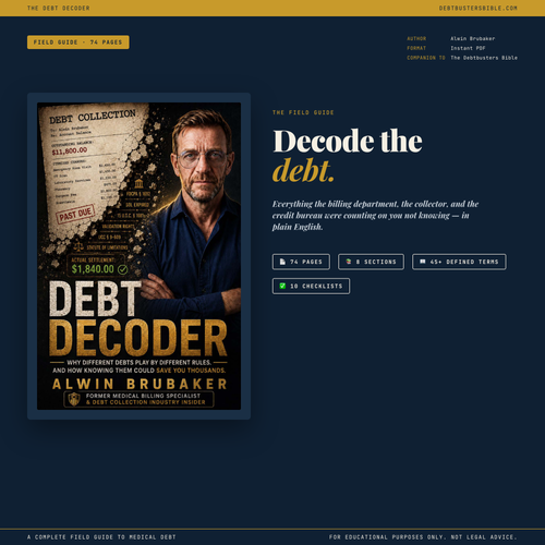The Debt Decoder — cover, plain-English field guide